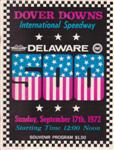 Programme cover of Dover International Speedway, 17/09/1972