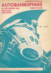 Programme cover of Dresden Autobahnspinne, 10/09/1961
