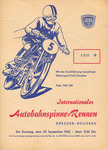 Programme cover of Dresden Autobahnspinne, 23/09/1962
