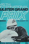 Programme cover of Dundrod Circuit, 17/08/1974