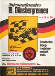 Programme cover of D&uuml;nsberg Hill Climb, 15/04/1984
