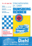Programme cover of D&uuml;nsberg Hill Climb, 20/04/1986