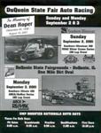 Programme cover of DuQuoin State Fairgrounds, 03/09/2001