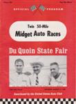 Programme cover of DuQuoin State Fairgrounds, 31/08/1968