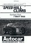 Programme cover of Dyrham Park Hill Climb, 07/05/1966