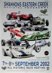 Programme cover of Sydney Motorsport Park, 08/09/2002