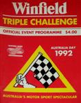 Programme cover of Sydney Motorsport Park, 26/01/1992