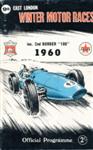 Programme cover of East London Grand Prix Circuit, 11/07/1960