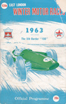 Programme cover of East London Grand Prix Circuit, 08/07/1963