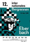 Programme cover of Eberbach Hill Climb, 16/05/1965