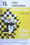 Programme cover of Eberbach Hill Climb, 15/05/1966
