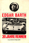 Book cover of Edgar Barth, 30 Jahre Rennen