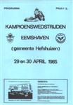 Programme cover of Eemshaven, 30/04/1985