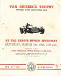 Programme cover of Eerste Rivier, 13/03/1954