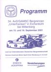 Programme cover of Eichenbühl Hill Climb, 16/09/2001