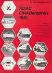 Programme cover of Eifel Hill Climb, 18/10/1981