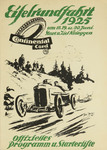 Programme cover of Eifelrundfahrt, 20/06/1925