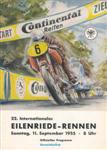 Programme cover of Eilenriede, 11/09/1955
