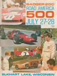 Programme cover of Road America, 28/07/1968