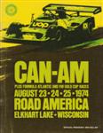 Programme cover of Road America, 25/08/1974