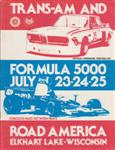 Programme cover of Road America, 25/07/1976