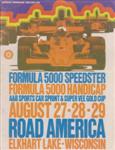 Programme cover of Road America, 29/08/1976