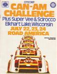 Programme cover of Road America, 24/07/1977