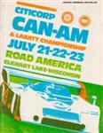 Programme cover of Road America, 23/07/1978