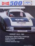Programme cover of Road America, 21/08/1983