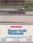 Programme cover of Road America, 10/06/1984