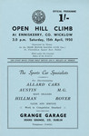 Programme cover of Enniskerry Hill Climb, 15/04/1950