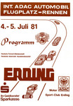 Programme cover of Erding, 05/07/1981