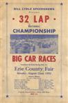 Programme cover of Erie County Fair, 22/08/1953
