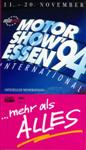 Programme cover of Essen Motor Show International, 1994