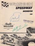 Programme cover of Evergreen Speedway, 1971