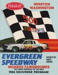 Programme cover of Evergreen Speedway, 13/07/1986