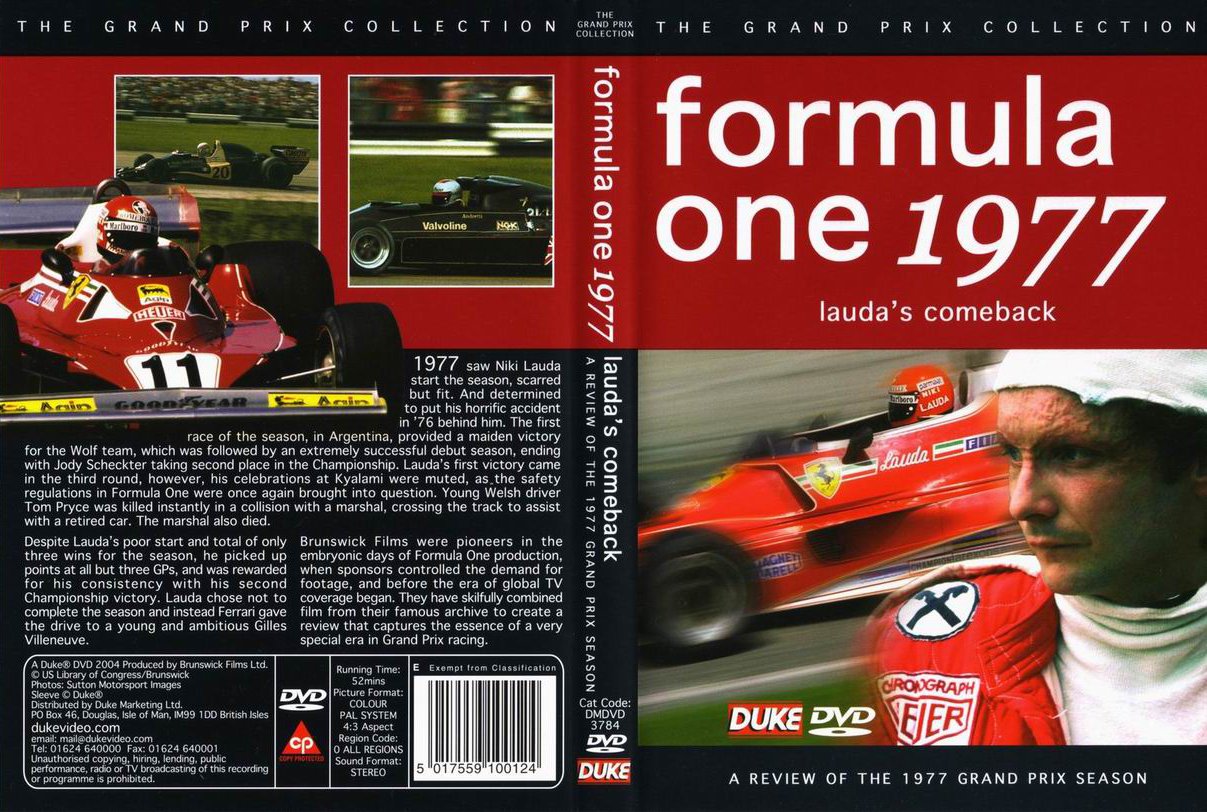 Formula 1 Review DVD/VCRs | The Motor Racing Programme Covers Project