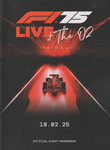 Programme cover of F1 Live at The O2, 2025