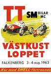 Programme cover of Falkenbergs Motorbana, 04/08/1963