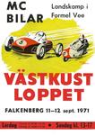 Programme cover of Falkenbergs Motorbana, 12/09/1971