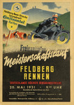 Programme cover of Feldberg, 20/05/1951