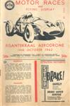 Programme cover of Fisantekraal Aerodrome, 10/10/1962