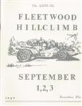 Programme cover of Fleetwood Hill Climb, 03/09/1967