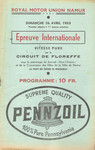 Programme cover of Floreffe, 26/04/1953