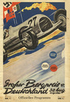 Programme cover of Freiburg Hill Climb, 30/08/1936