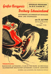 Programme cover of Freiburg Hill Climb, 31/07/1949