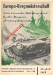 Programme cover of Freiburg Hill Climb, 27/07/1958