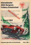 Programme cover of Freiburg Hill Climb, 11/08/1963