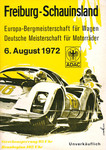 Programme cover of Freiburg Hill Climb, 06/08/1972