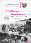 Programme cover of Frohburger Dreieck, 24/09/1961